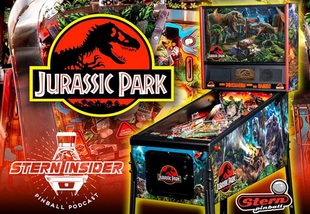 JURASSIC PARK PIN, A NEW PINBALL MACHINE STYLISH, FUN, AFFORDABLE AND